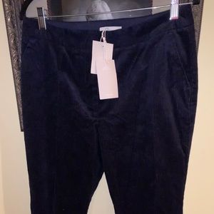 New BODEN NAVY CORD PANTS SIZE 10 petite